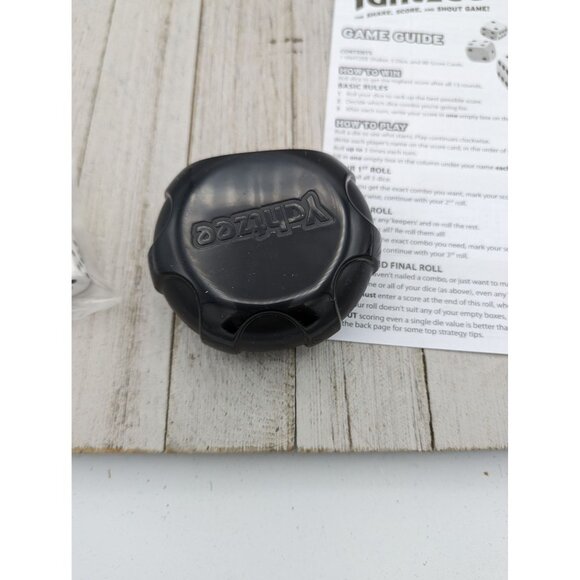 2014 Yahtzee Dice Cup Instructions Classic Hasbro Dice Game Replacements - Picture 6 of 6